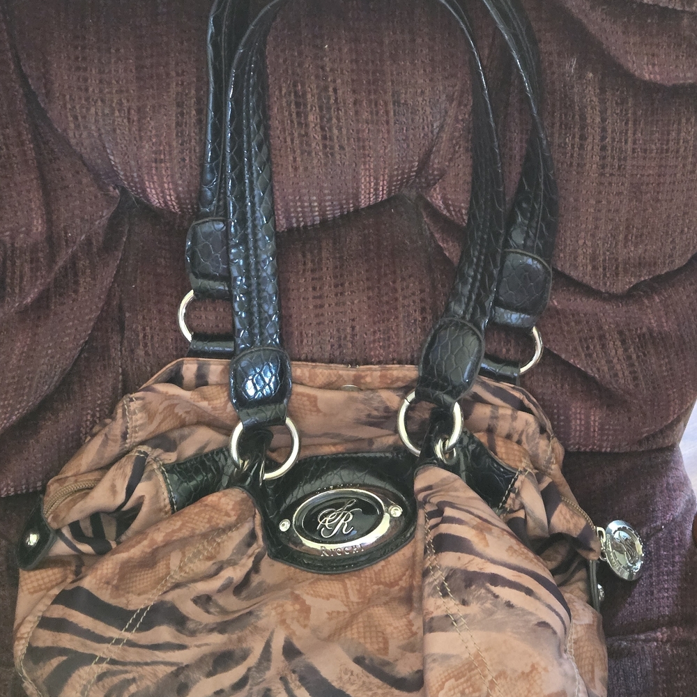 Brown and Black Women's Bag